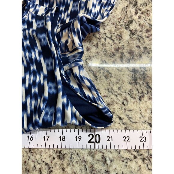 Ruby Rd Maxi Dress XL Sleeveless Beaded Waist Abstract Aztec Boho Hippie - Picture 6 of 8